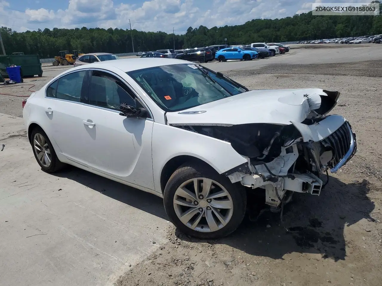 2016 Buick Regal VIN: 2G4GK5EX1G9158063 Lot: 59745236
