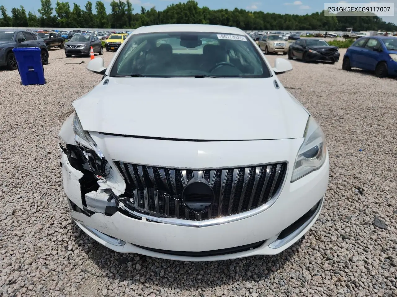 2016 Buick Regal VIN: 2G4GK5EX6G9117007 Lot: 60778526