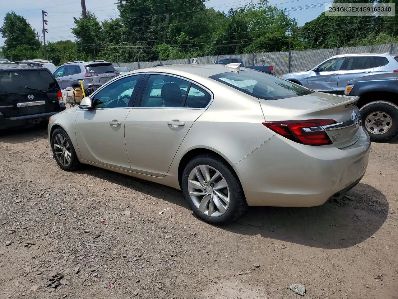 2016 Buick Regal VIN: 2G4GK5EX4G9163340 Lot: 61234576