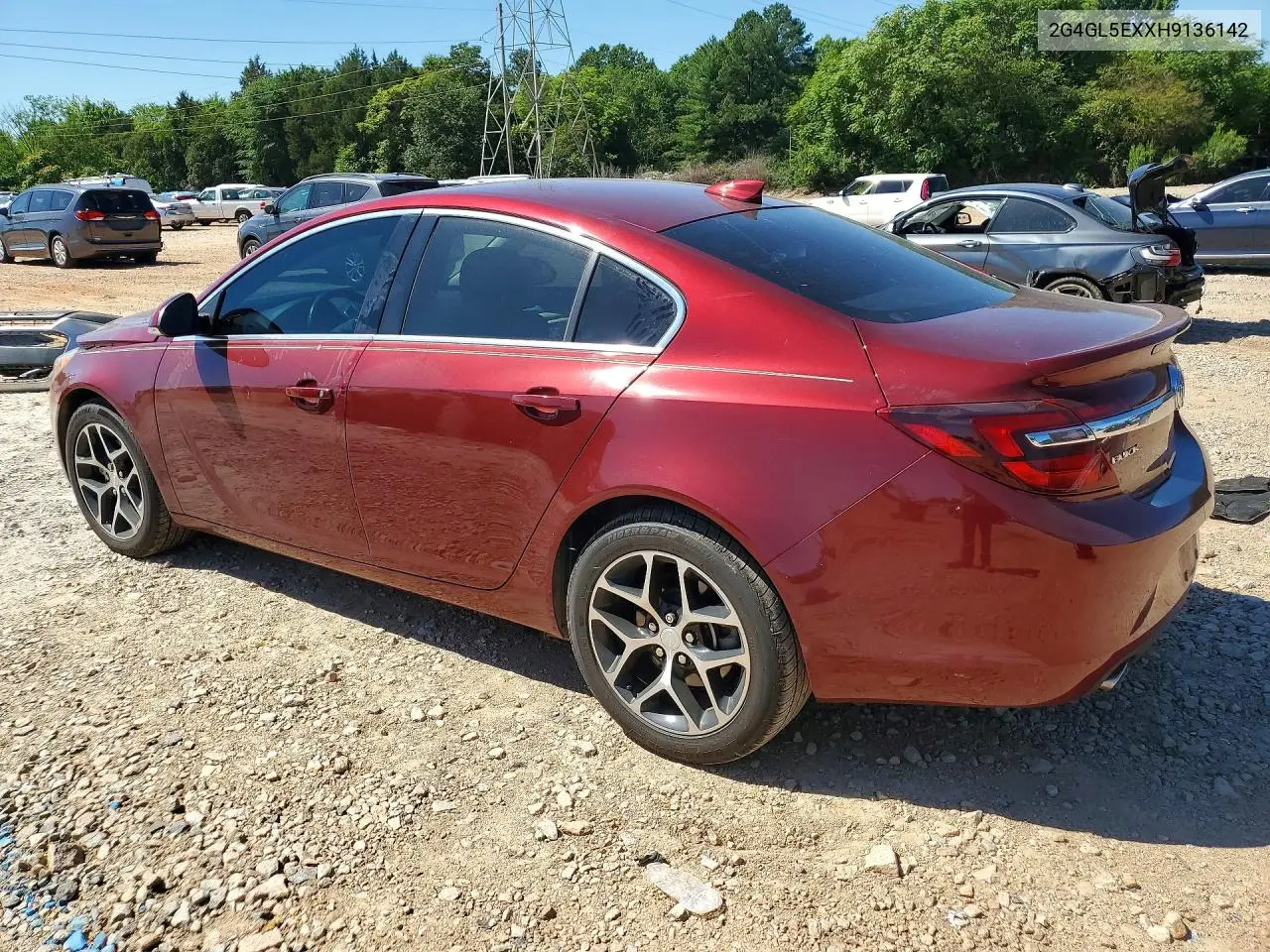 2017 Buick Regal Sport Touring VIN: 2G4GL5EXXH9136142 Lot: 55894786