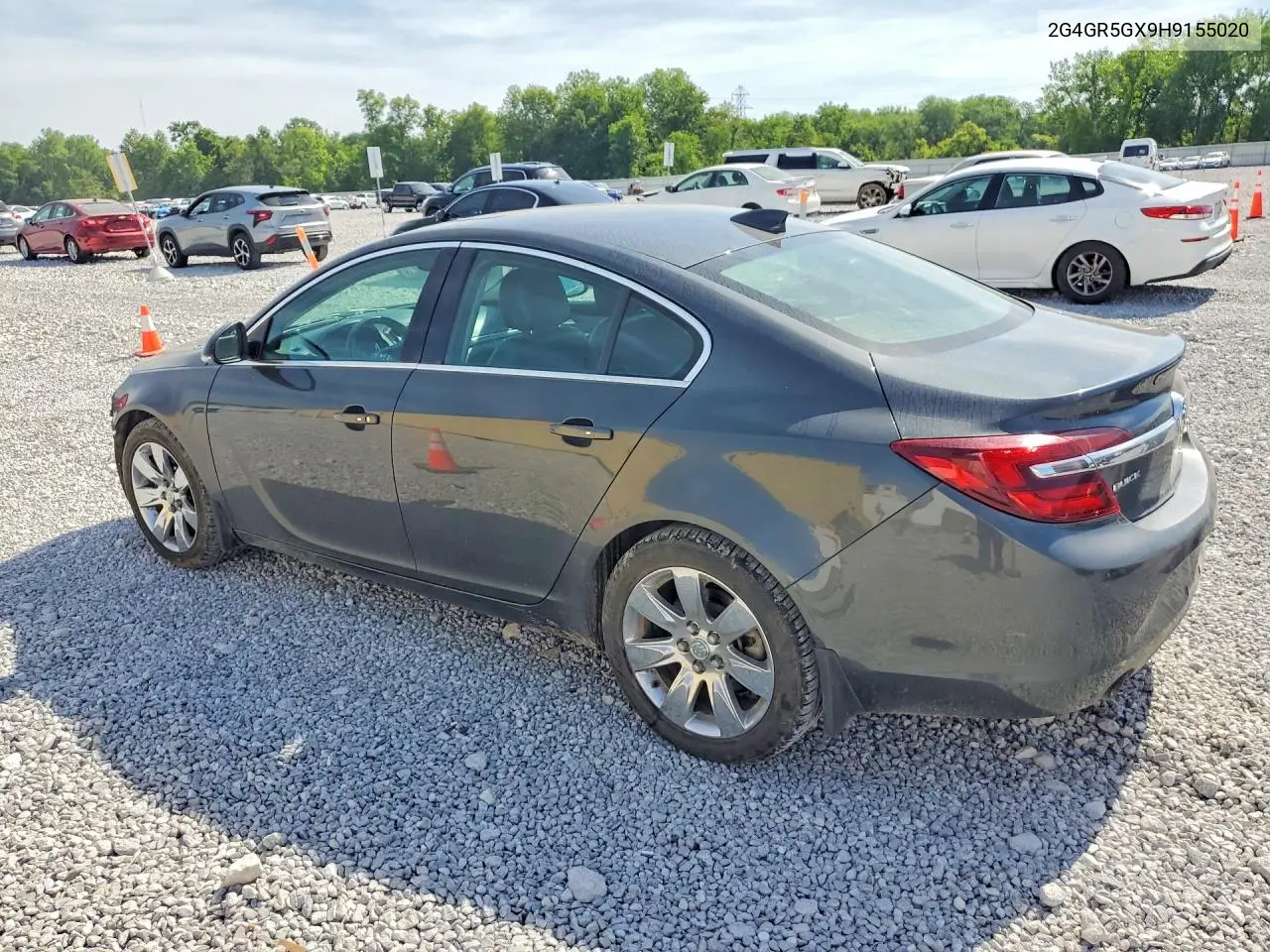 2017 Buick Regal Premium VIN: 2G4GR5GX9H9155020 Lot: 56206506