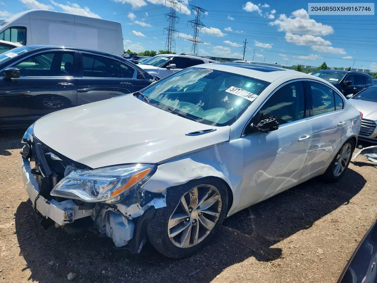 2017 Buick Regal Premium VIN: 2G4GR5GX5H9167746 Lot: 57177316