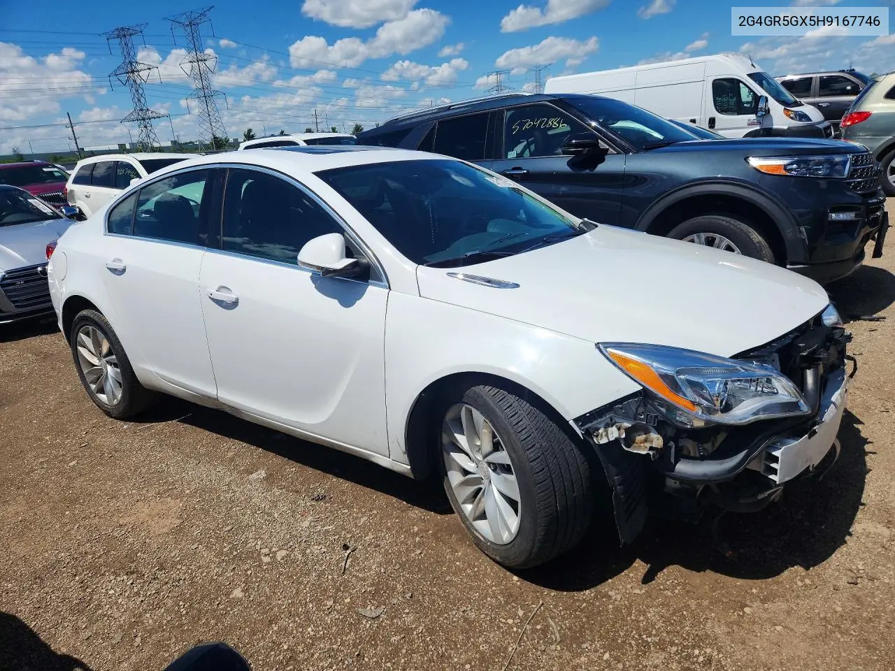 2017 Buick Regal Premium VIN: 2G4GR5GX5H9167746 Lot: 57177316