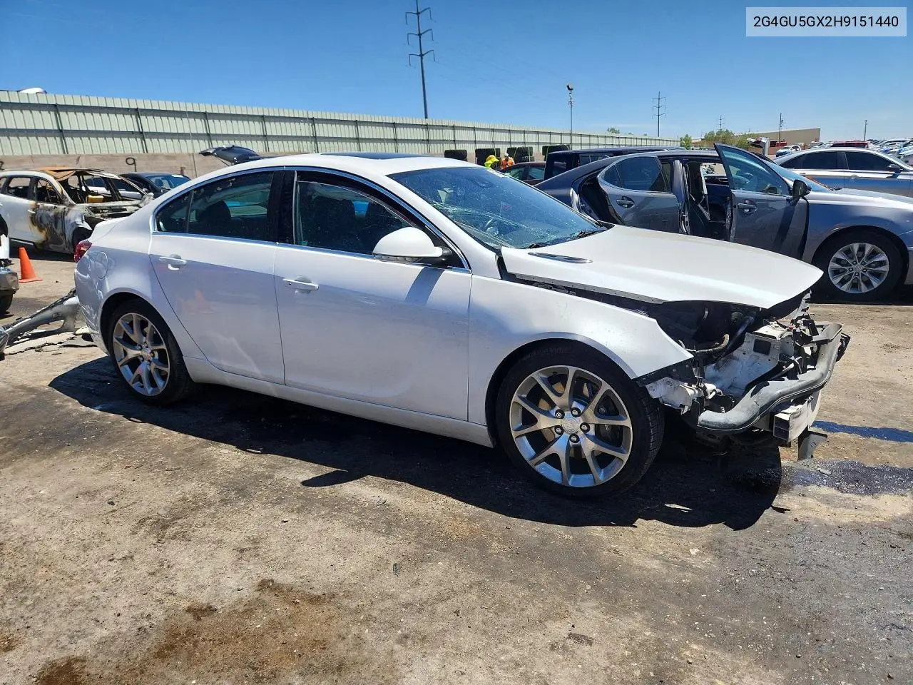 2017 Buick Regal Gs VIN: 2G4GU5GX2H9151440 Lot: 57255976