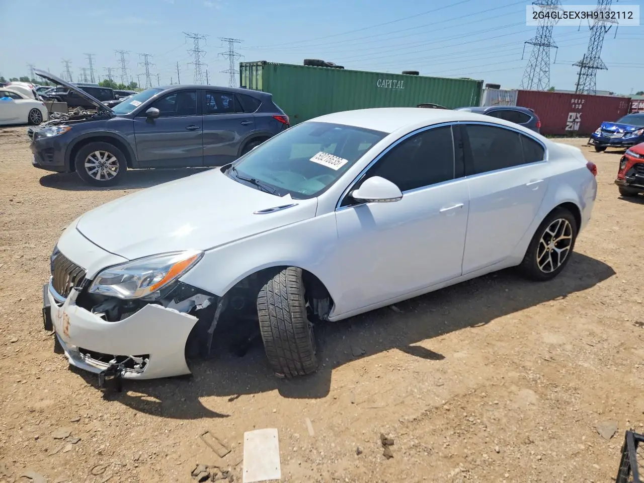 2017 Buick Regal Sport Touring VIN: 2G4GL5EX3H9132112 Lot: 59218636