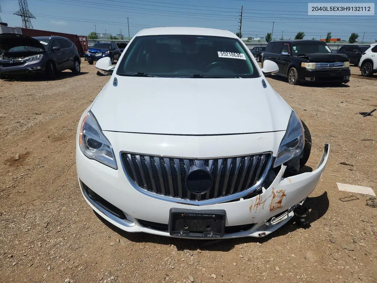 2017 Buick Regal Sport Touring VIN: 2G4GL5EX3H9132112 Lot: 59218636