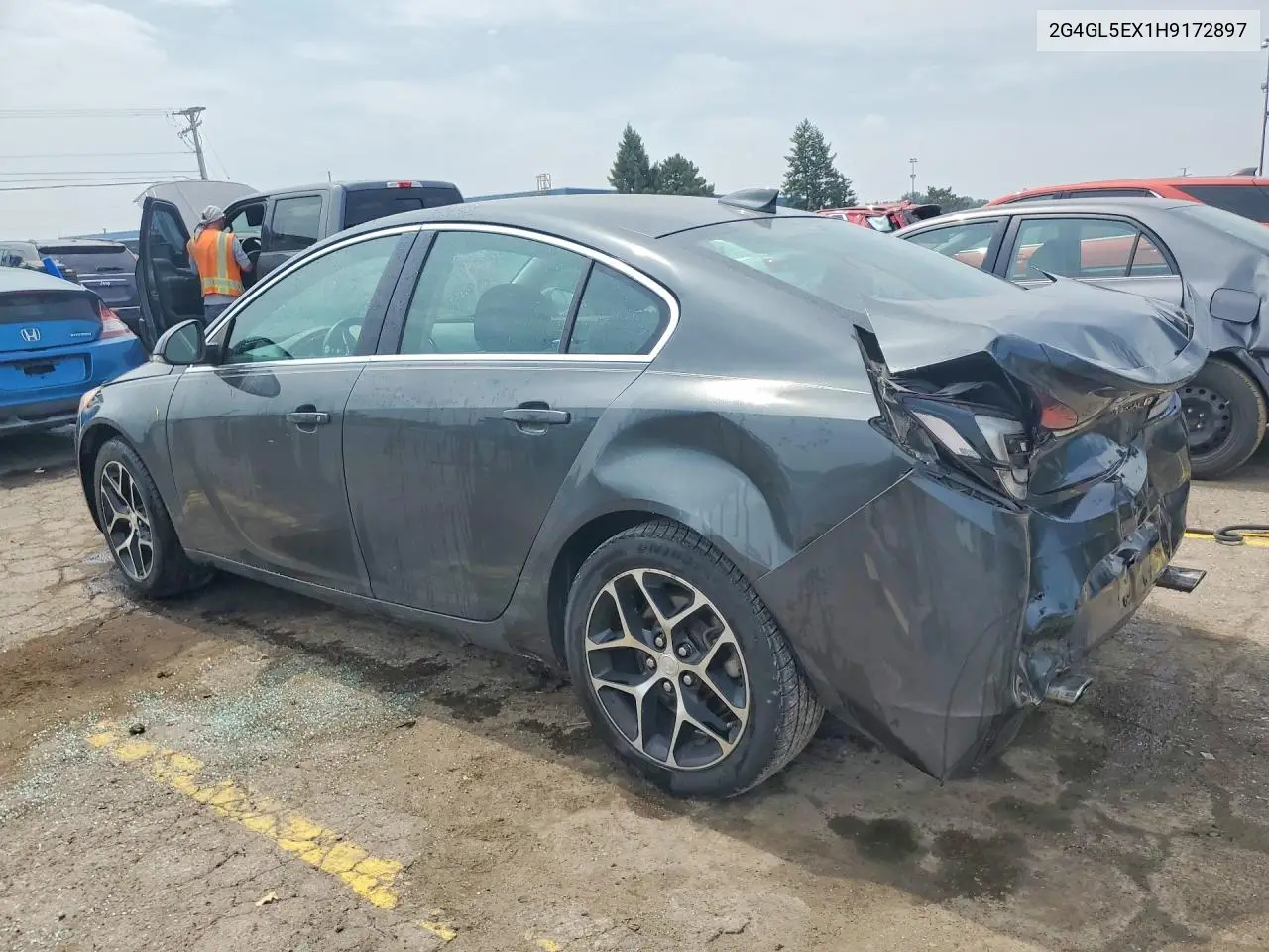 2017 Buick Regal Sport Touring VIN: 2G4GL5EX1H9172897 Lot: 61703886