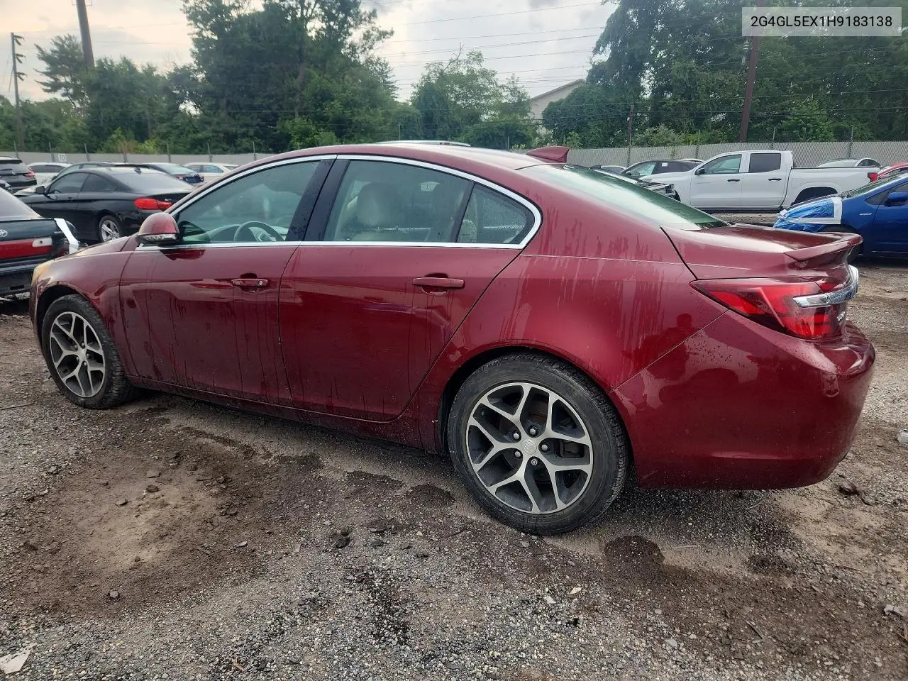 2017 Buick Regal Sport Touring VIN: 2G4GL5EX1H9183138 Lot: 61742816