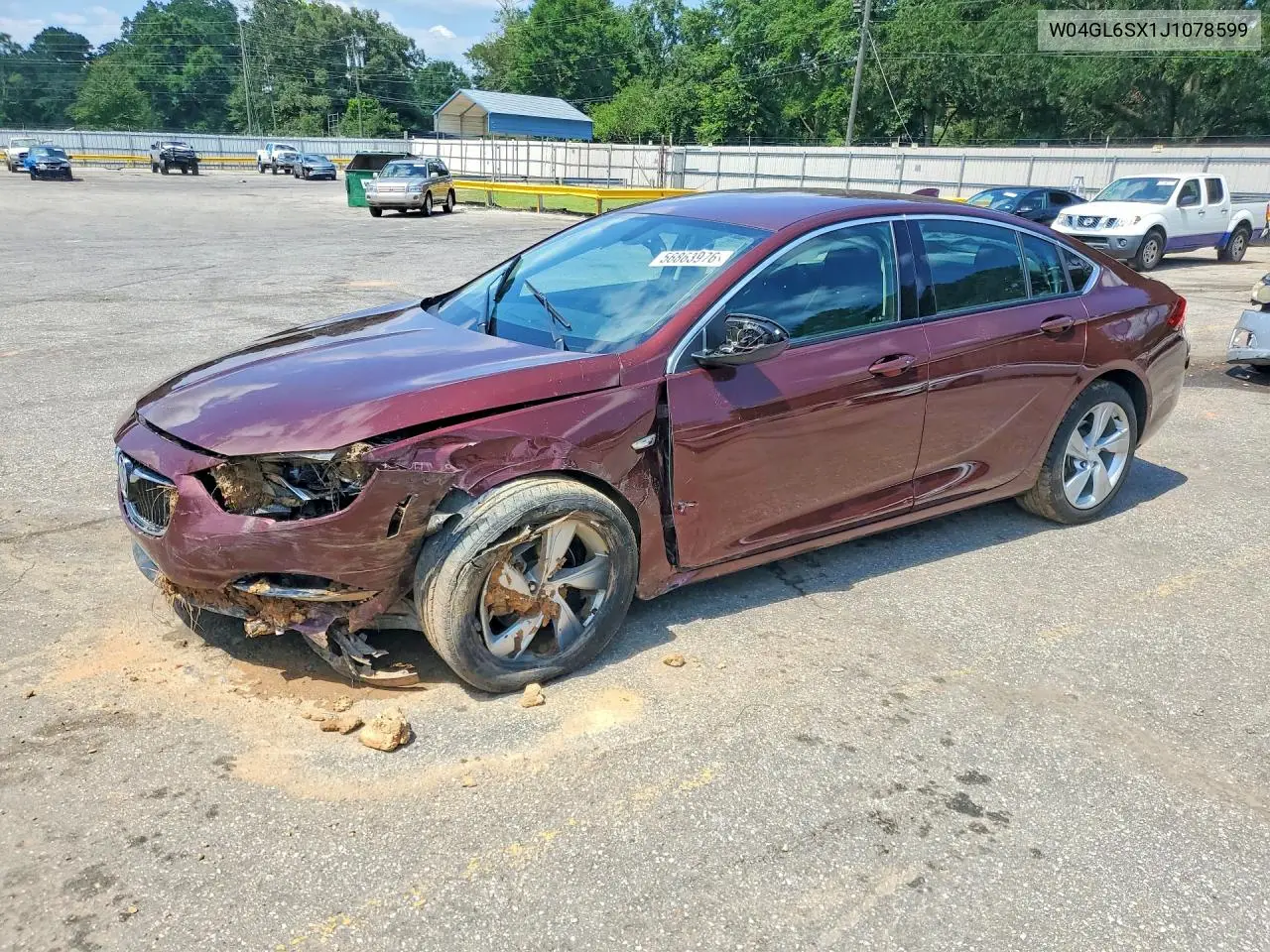 2018 Buick Regal Preferred VIN: W04GL6SX1J1078599 Lot: 56863976