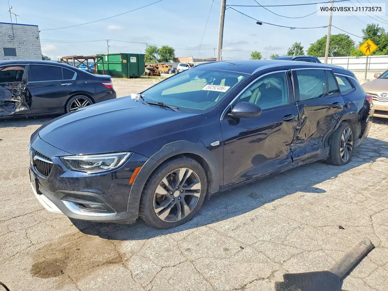 2018 Buick Regal Tourx Essence VIN: W04GV8SX1J1173573 Lot: 59292486