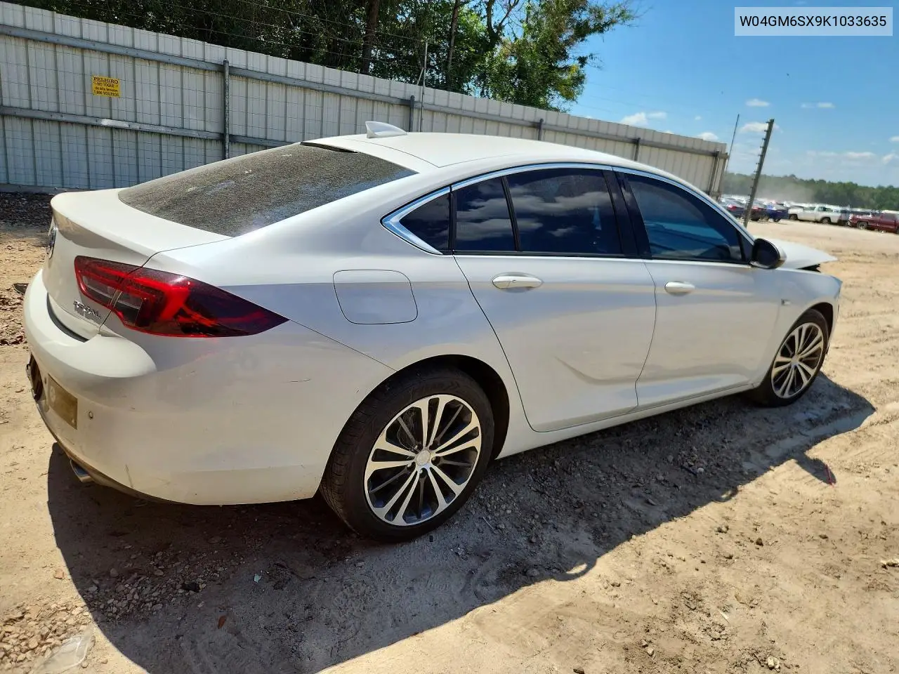 2019 Buick Regal Preferred Ii VIN: W04GM6SX9K1033635 Lot: 56510696