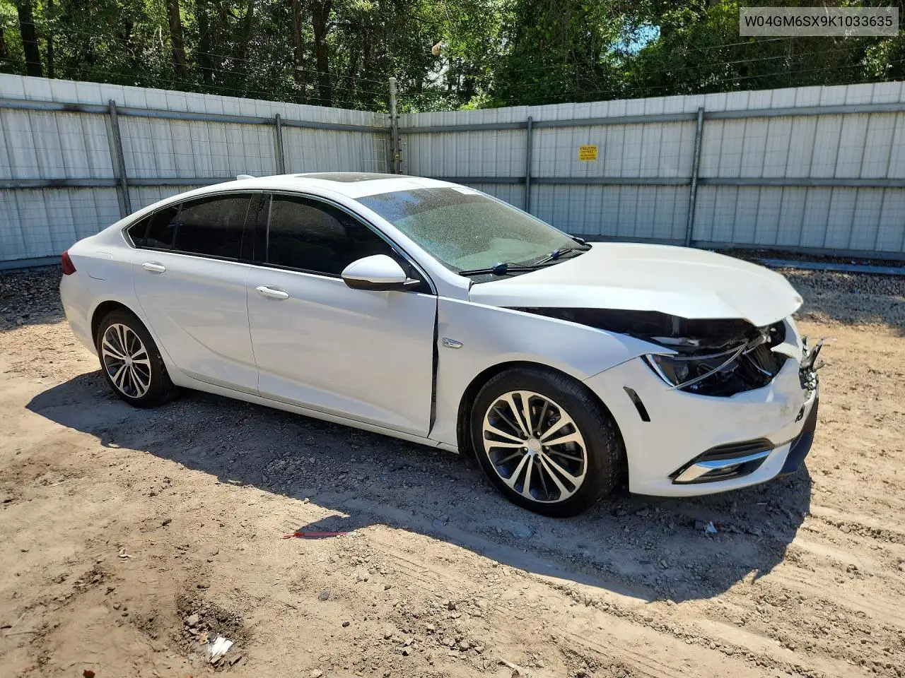 2019 Buick Regal Preferred Ii VIN: W04GM6SX9K1033635 Lot: 56510696