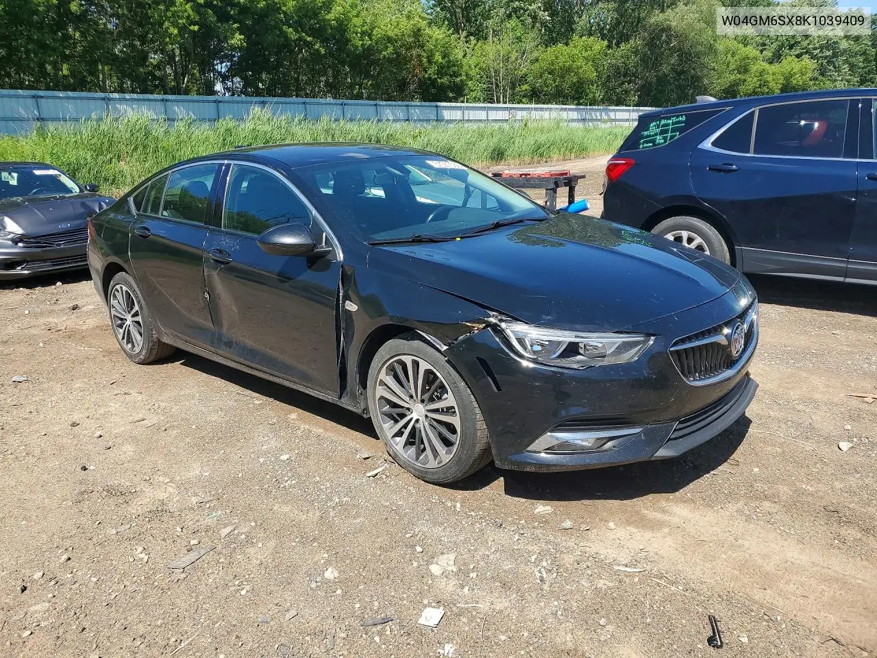 2019 Buick Regal Preferred Ii VIN: W04GM6SX8K1039409 Lot: 57057036