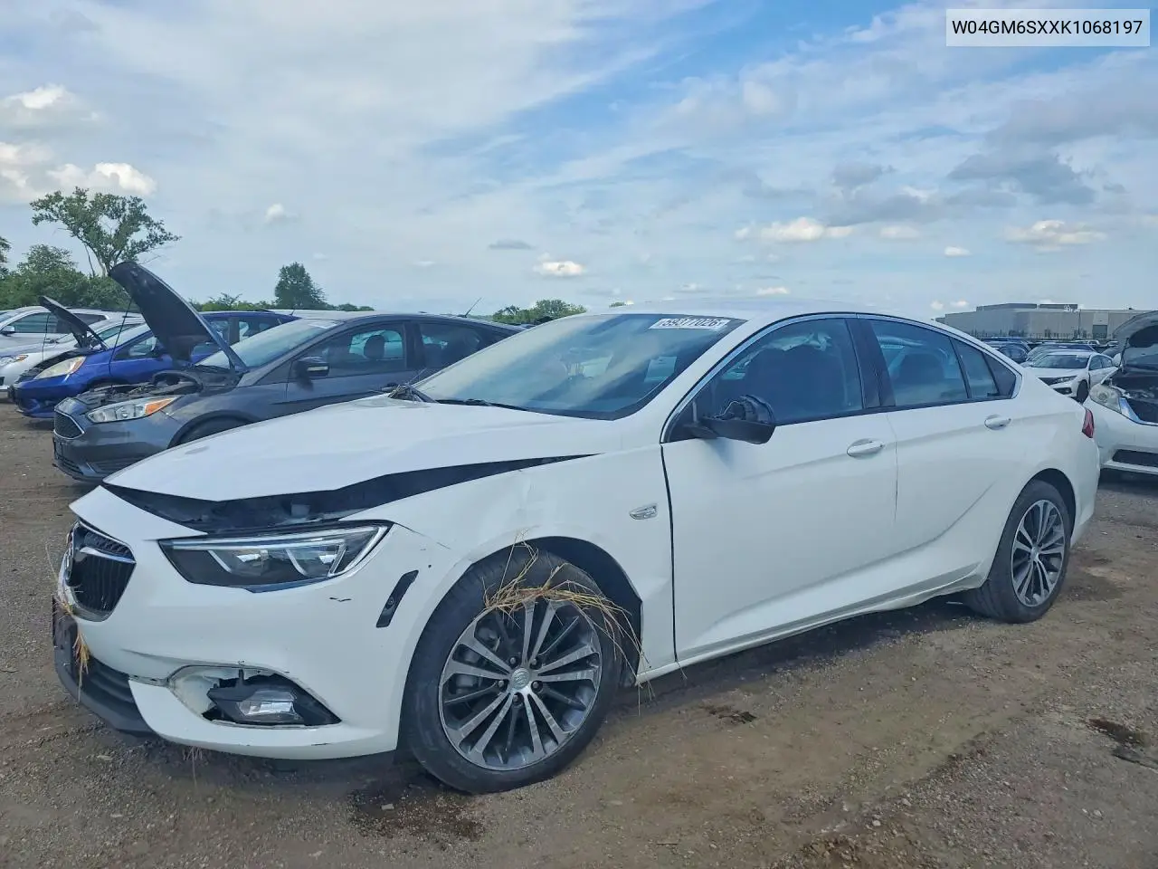 2019 Buick Regal Preferred Ii VIN: W04GM6SXXK1068197 Lot: 59377026