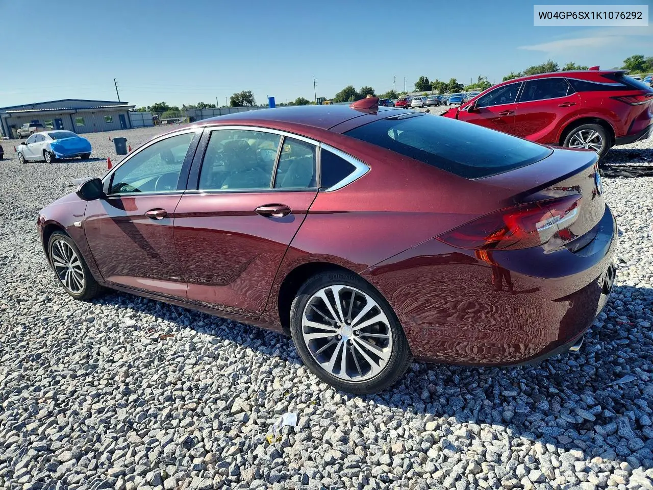 2019 Buick Regal Essence VIN: W04GP6SX1K1076292 Lot: 59889026