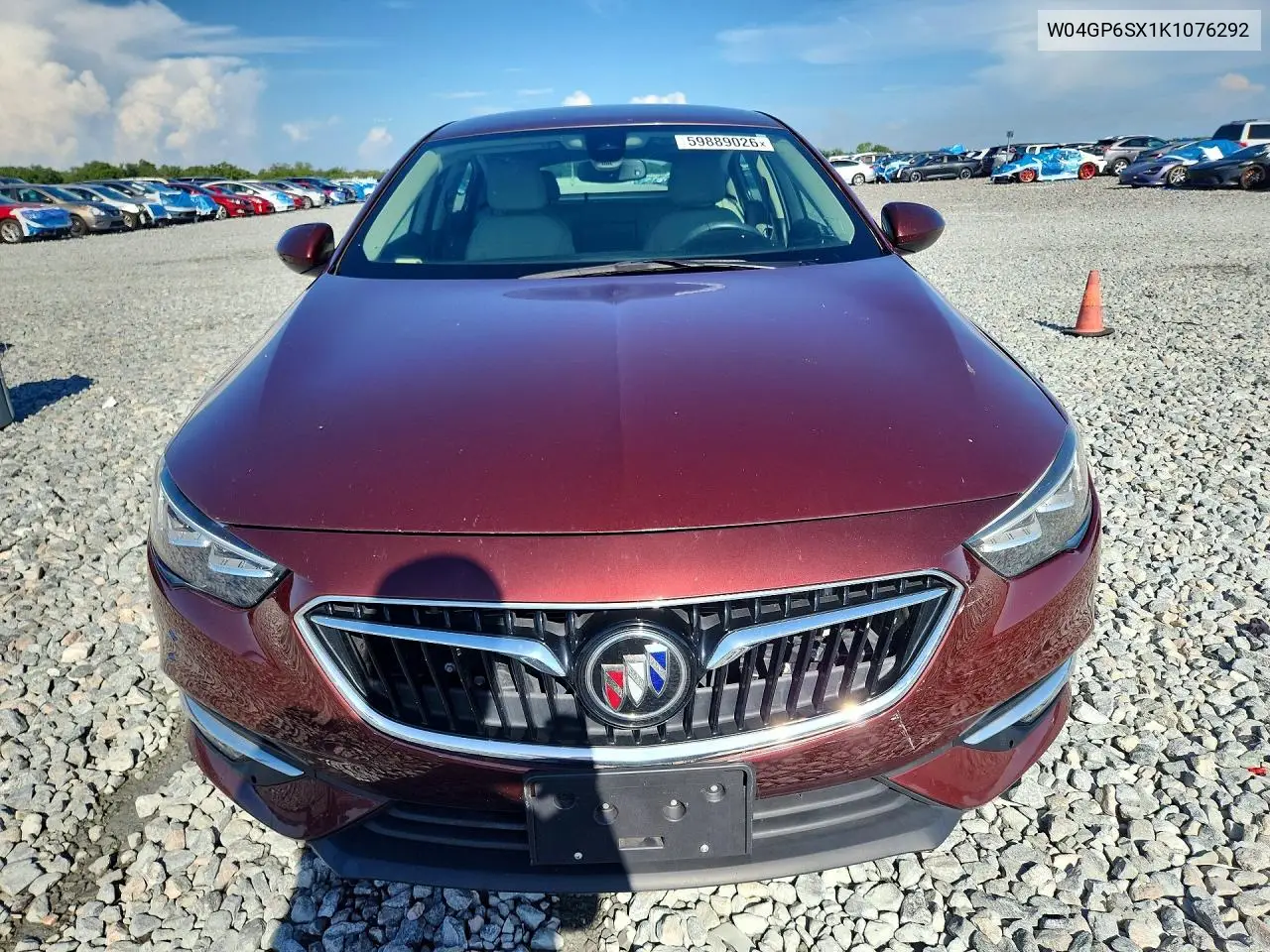 2019 Buick Regal Essence VIN: W04GP6SX1K1076292 Lot: 59889026
