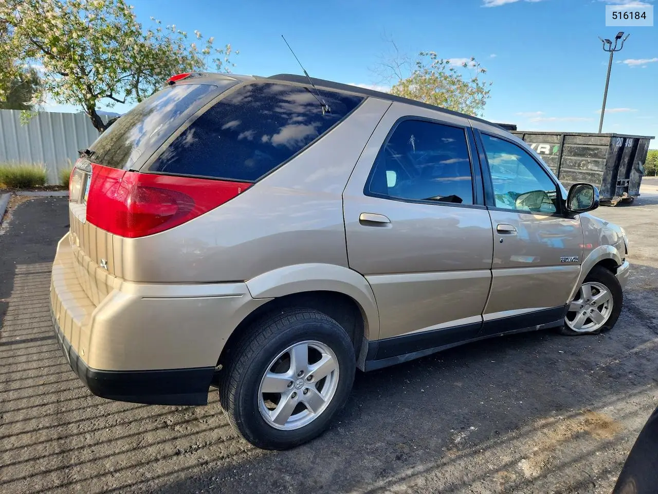 2002 Buick Rendezvous Cx VIN: 3G5DA03E52S516184 Lot: 52261916