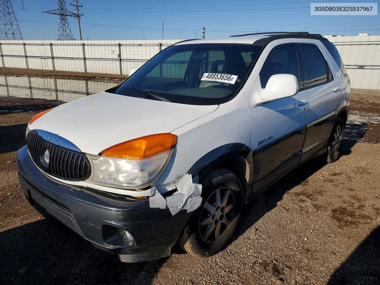 2002 Buick Rendezvous Cx VIN: 3G5DB03E32S537967 Lot: 53996906