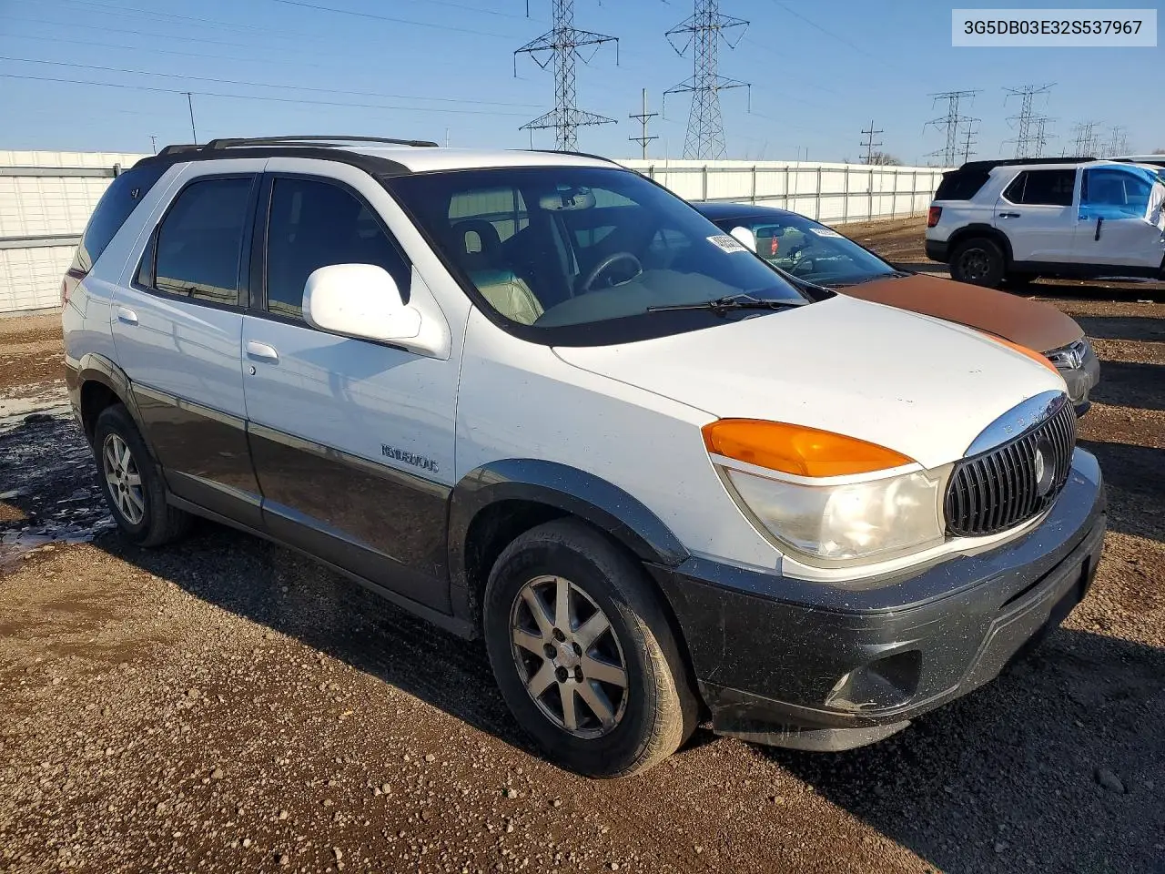 2002 Buick Rendezvous Cx VIN: 3G5DB03E32S537967 Lot: 53996906