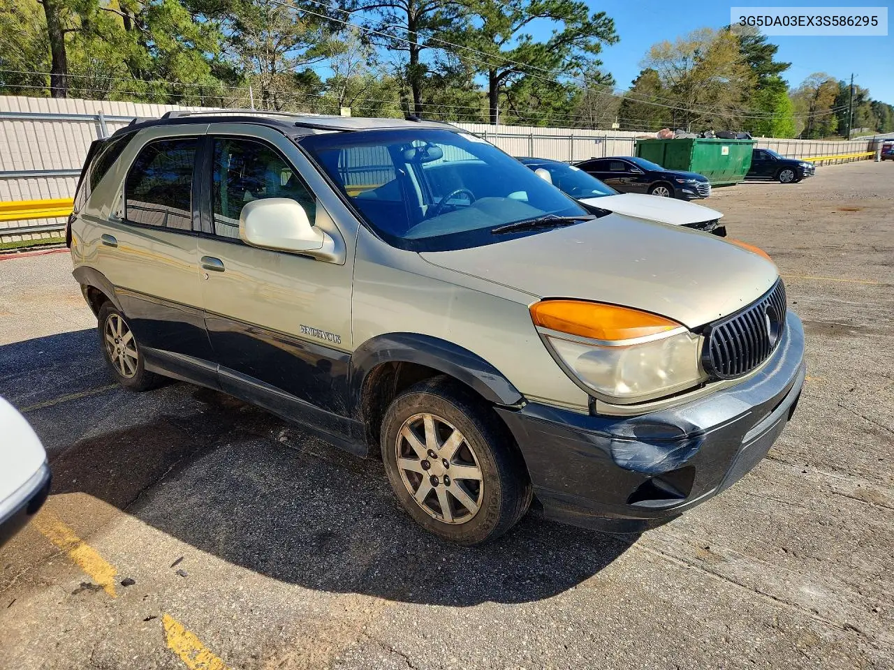 2003 Buick Rendezvous Cx VIN: 3G5DA03EX3S586295 Lot: 49470036