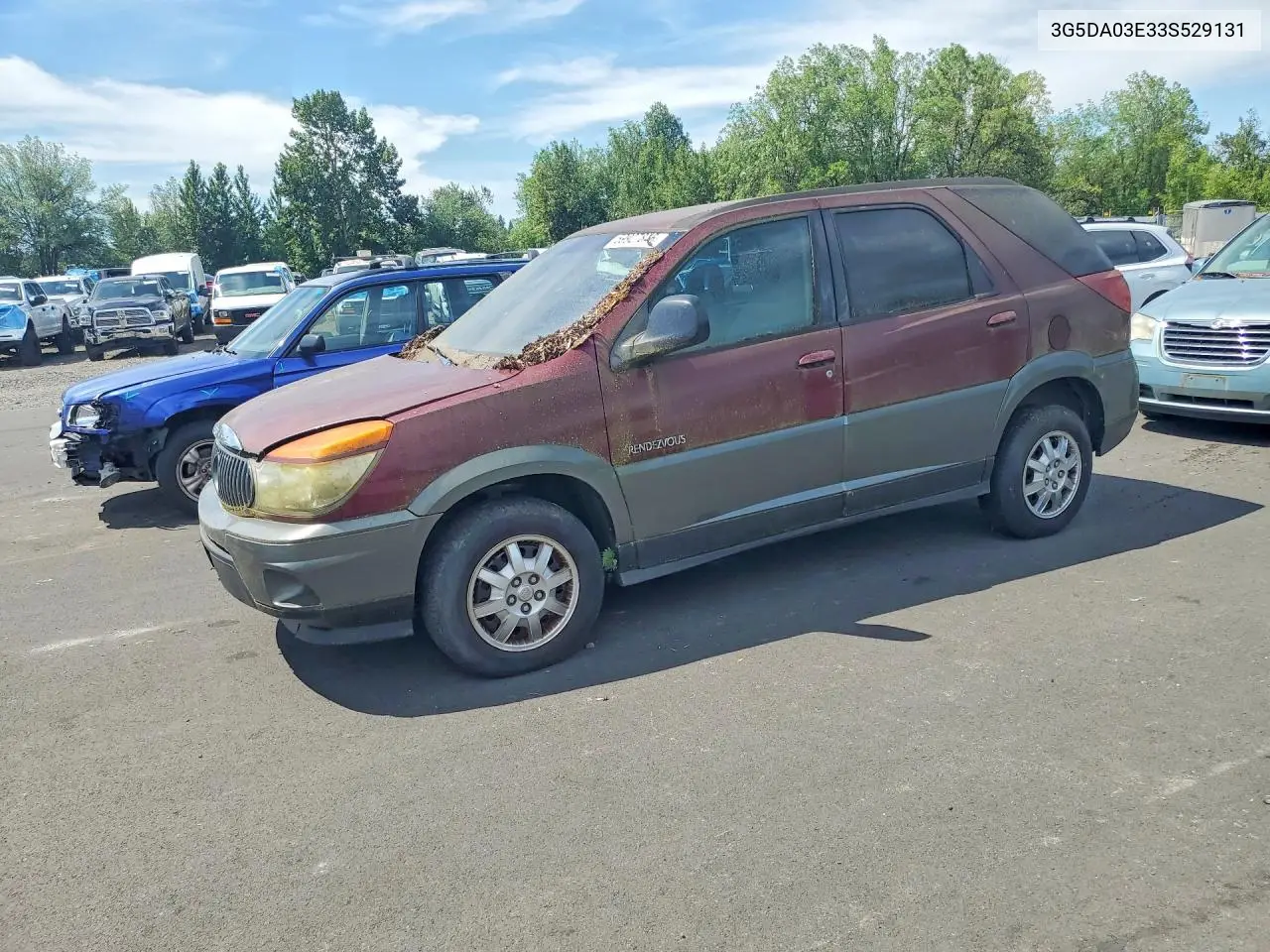 2003 Buick Rendezvous Cx VIN: 3G5DA03E33S529131 Lot: 59927846
