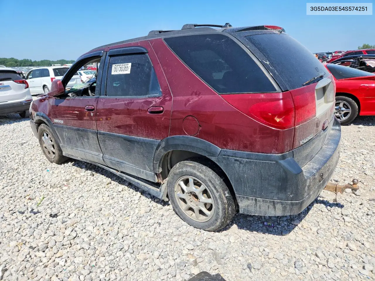 2004 Buick Rendezvous Cx VIN: 3G5DA03E54S574251 Lot: 60758366