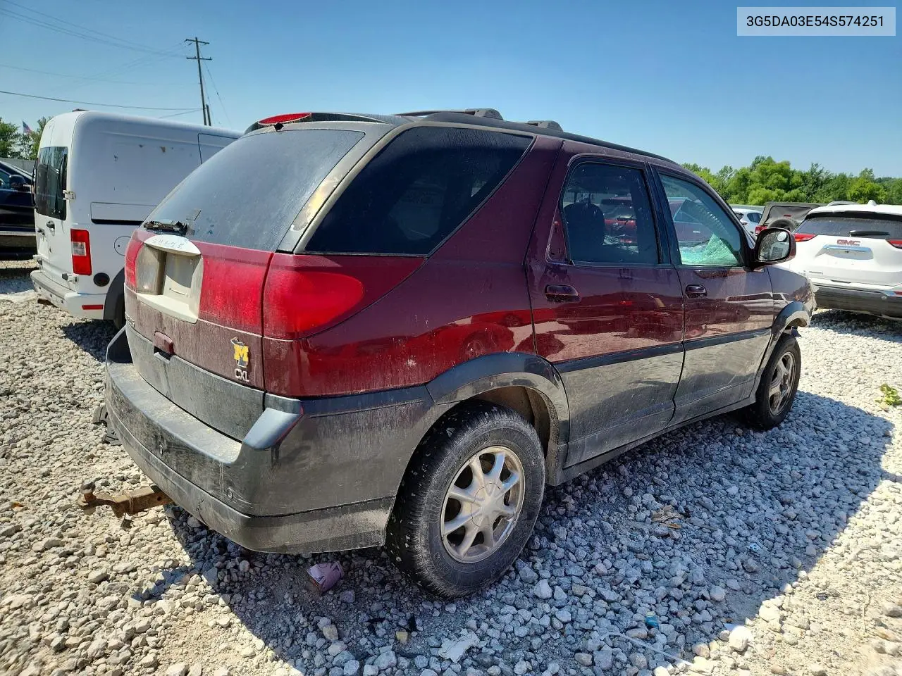 2004 Buick Rendezvous Cx VIN: 3G5DA03E54S574251 Lot: 60758366