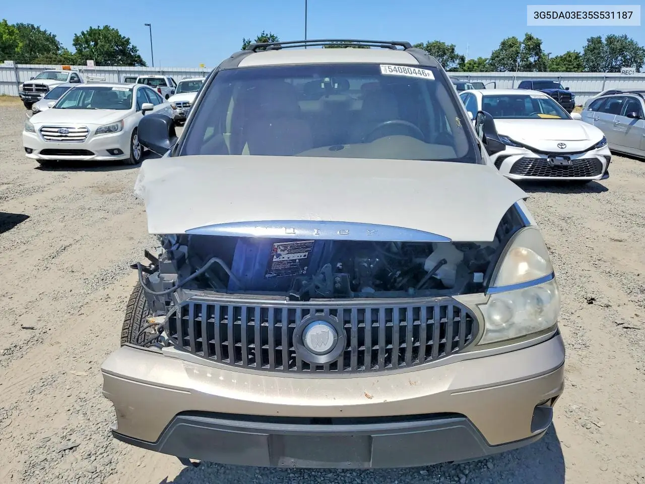 2005 Buick Rendezvous Cx VIN: 3G5DA03E35S531187 Lot: 54080446