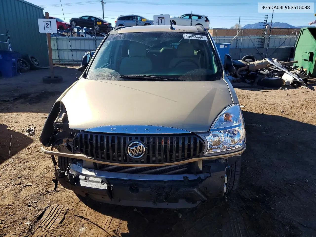 2006 Buick Rendezvous Cx VIN: 3G5DA03L96S515088 Lot: 46863686