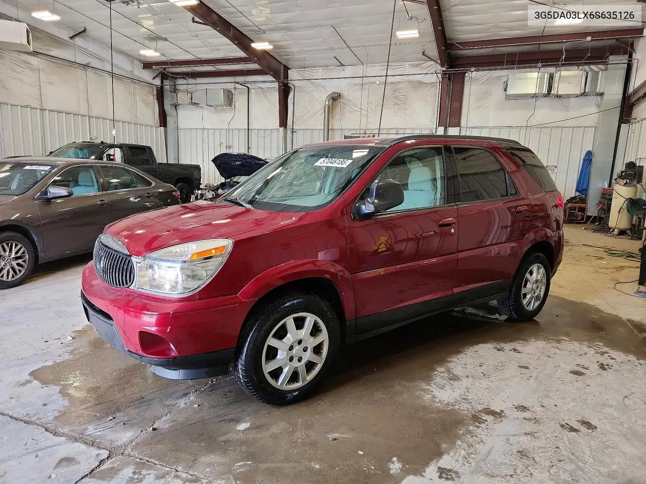 2006 Buick Rendezvous Cx VIN: 3G5DA03LX6S635126 Lot: 57046186
