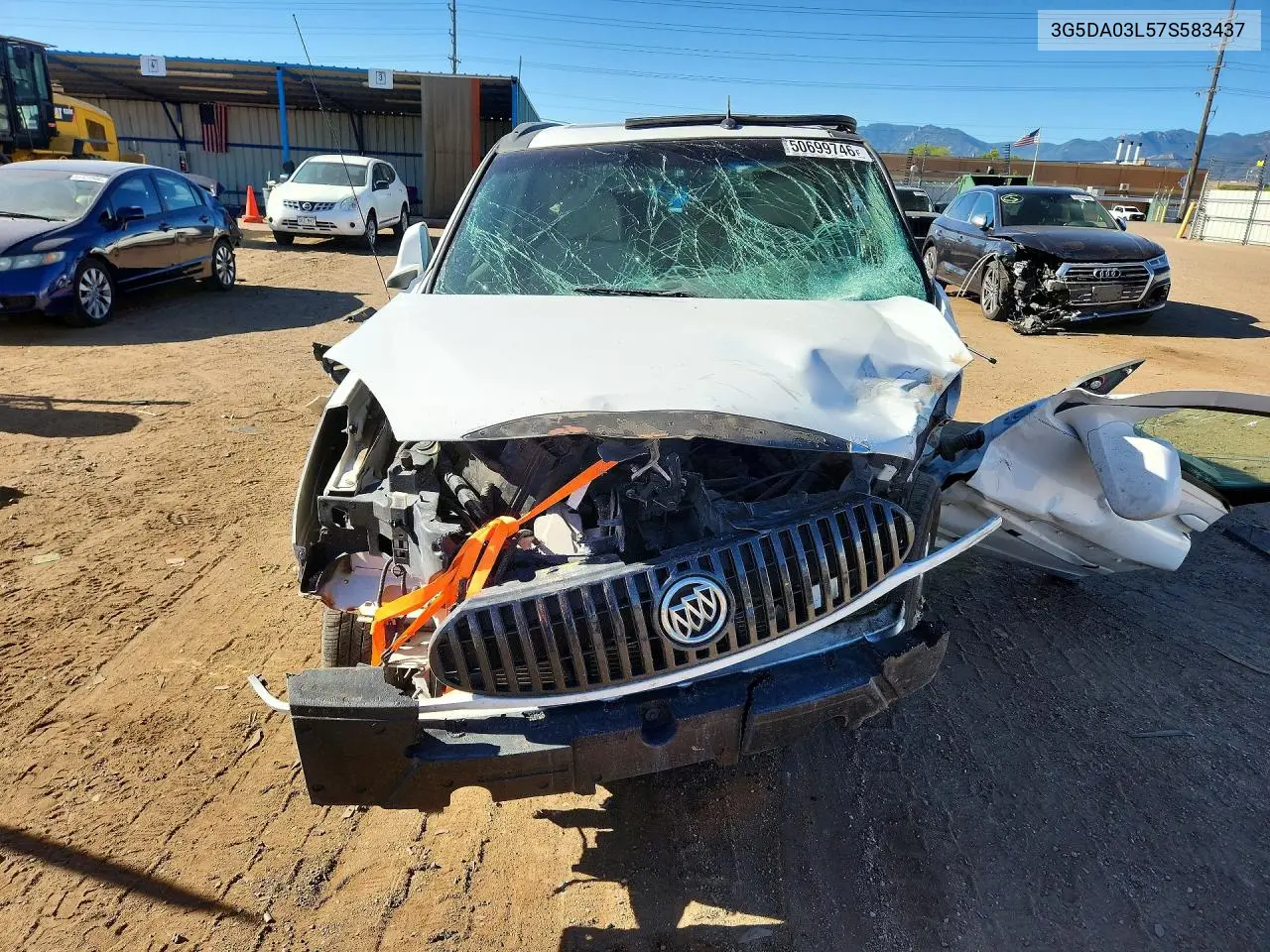 2007 Buick Rendezvous Cx VIN: 3G5DA03L57S583437 Lot: 50699746