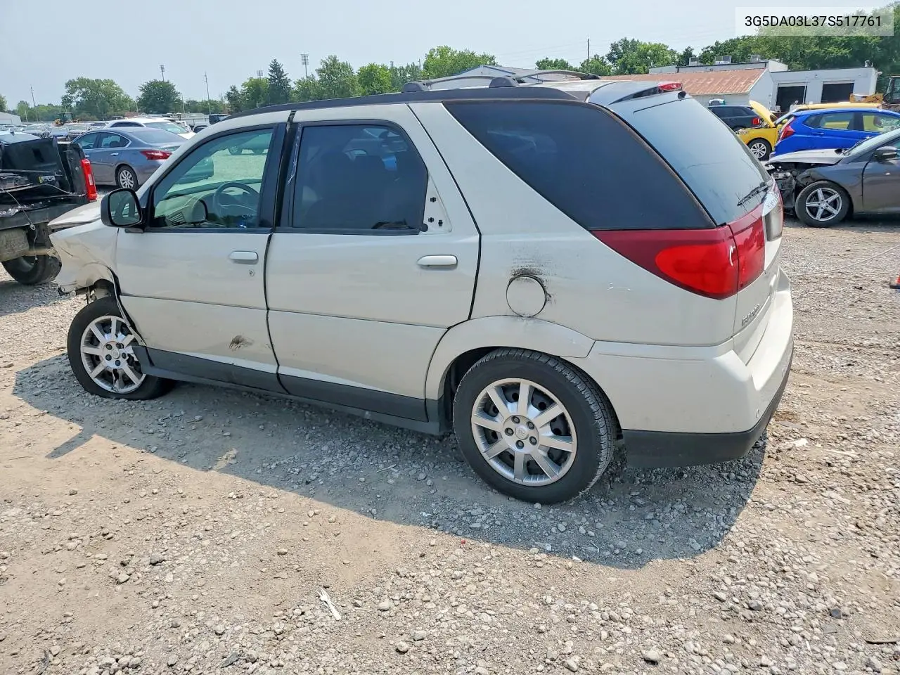 2007 Buick Rendezvous Cx VIN: 3G5DA03L37S517761 Lot: 61032726