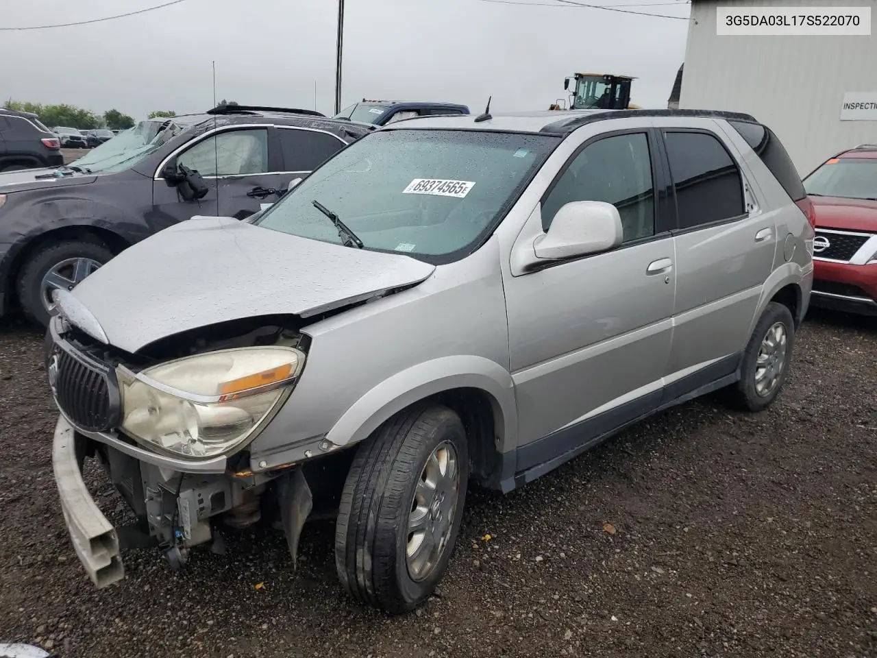 2007 Buick Rendezvous Cx VIN: 3G5DA03L17S522070 Lot: 84751665