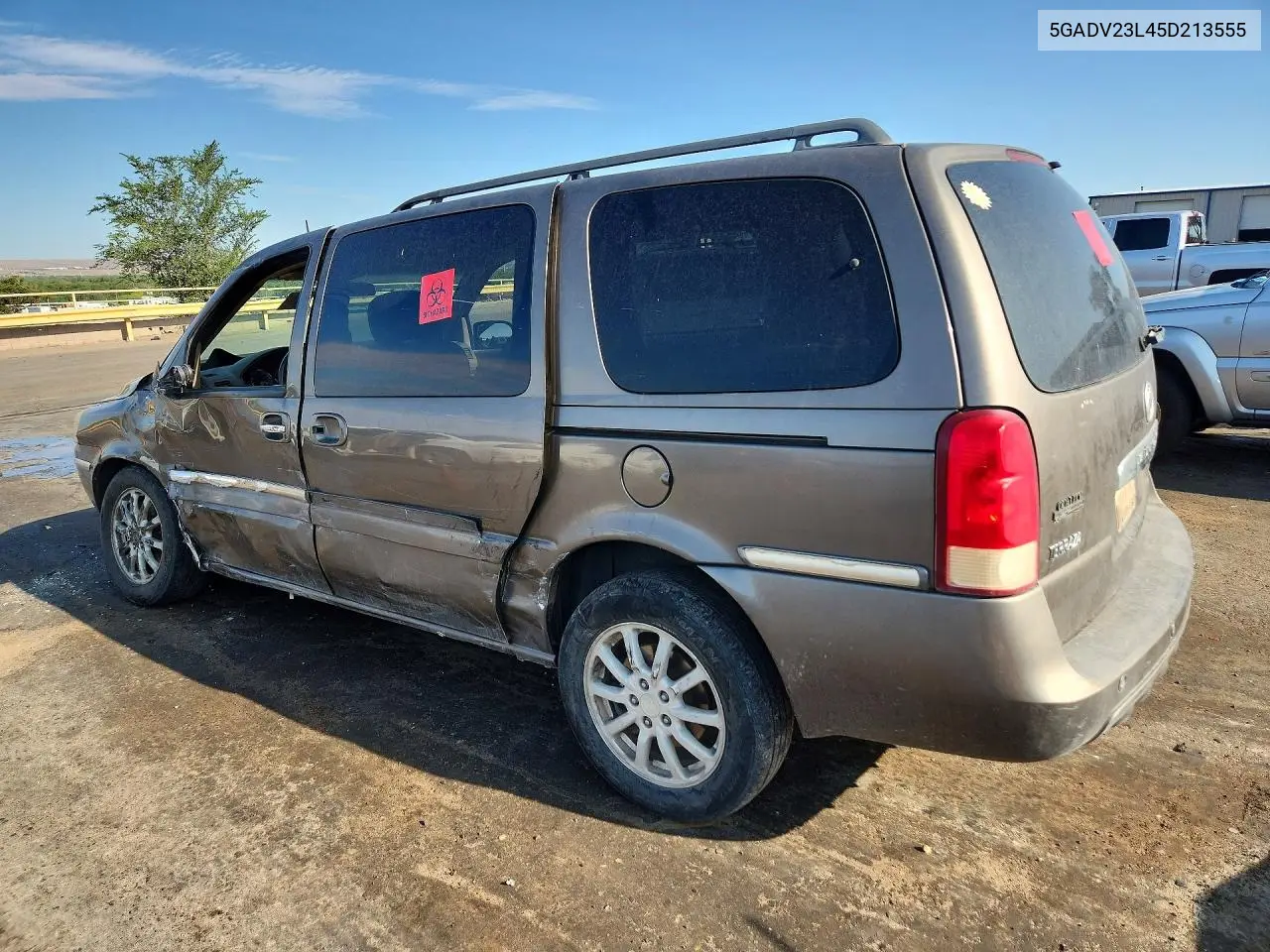 2005 Buick Terraza Cx VIN: 5GADV23L45D213555 Lot: 61023146