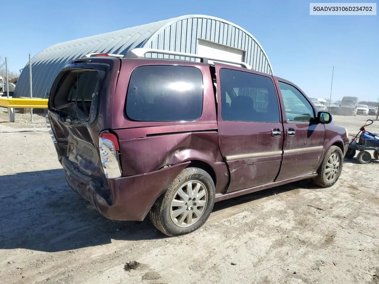 2006 Buick Terraza Cxl VIN: 5GADV33106D234702 Lot: 48218685