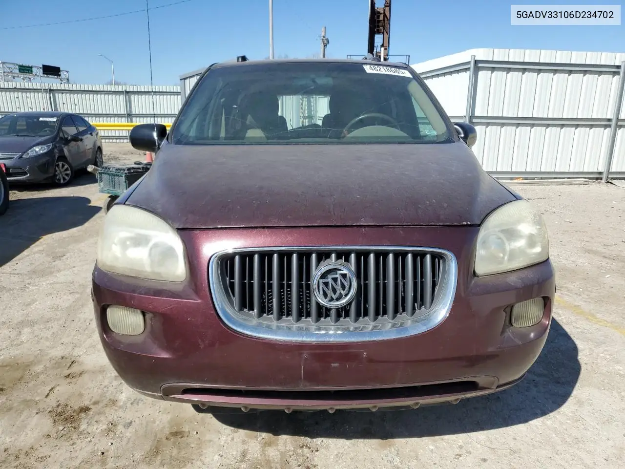 2006 Buick Terraza Cxl VIN: 5GADV33106D234702 Lot: 48218685
