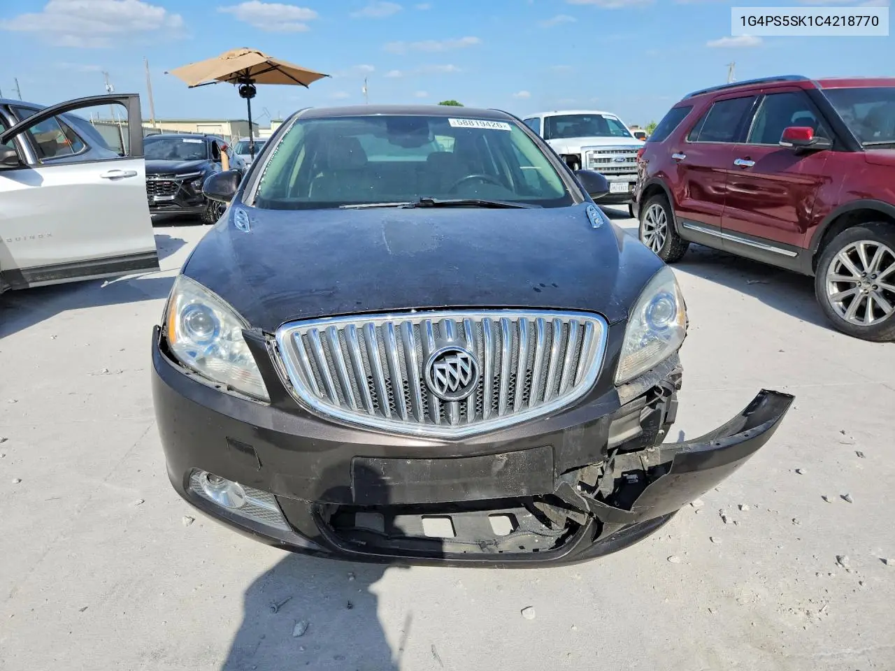 2012 Buick Verano VIN: 1G4PS5SK1C4218770 Lot: 58819426
