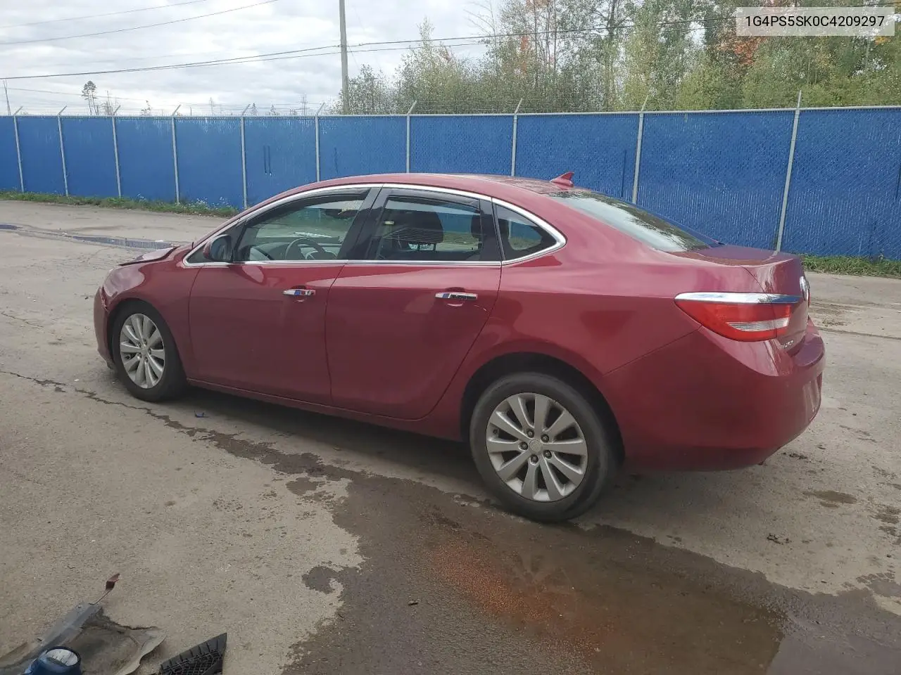 1G4PS5SK0C4209297 2012 Buick Verano