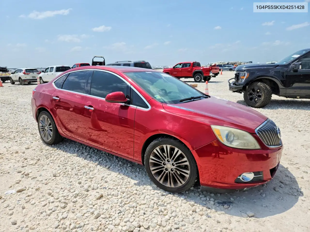 2013 Buick Verano VIN: 1G4PS5SKXD4251428 Lot: 58502986