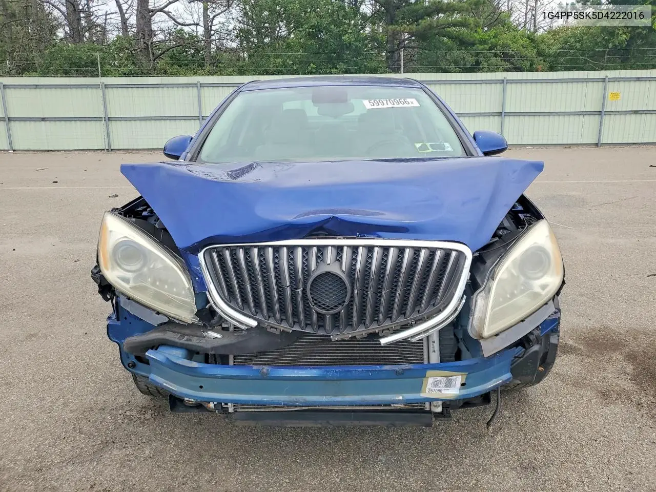 2013 Buick Verano VIN: 1G4PP5SK5D4222016 Lot: 59970966