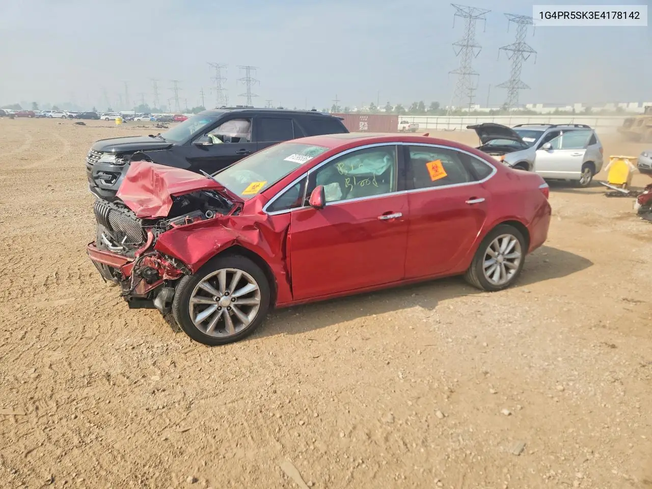 2014 Buick Verano Convenience VIN: 1G4PR5SK3E4178142 Lot: 61299586