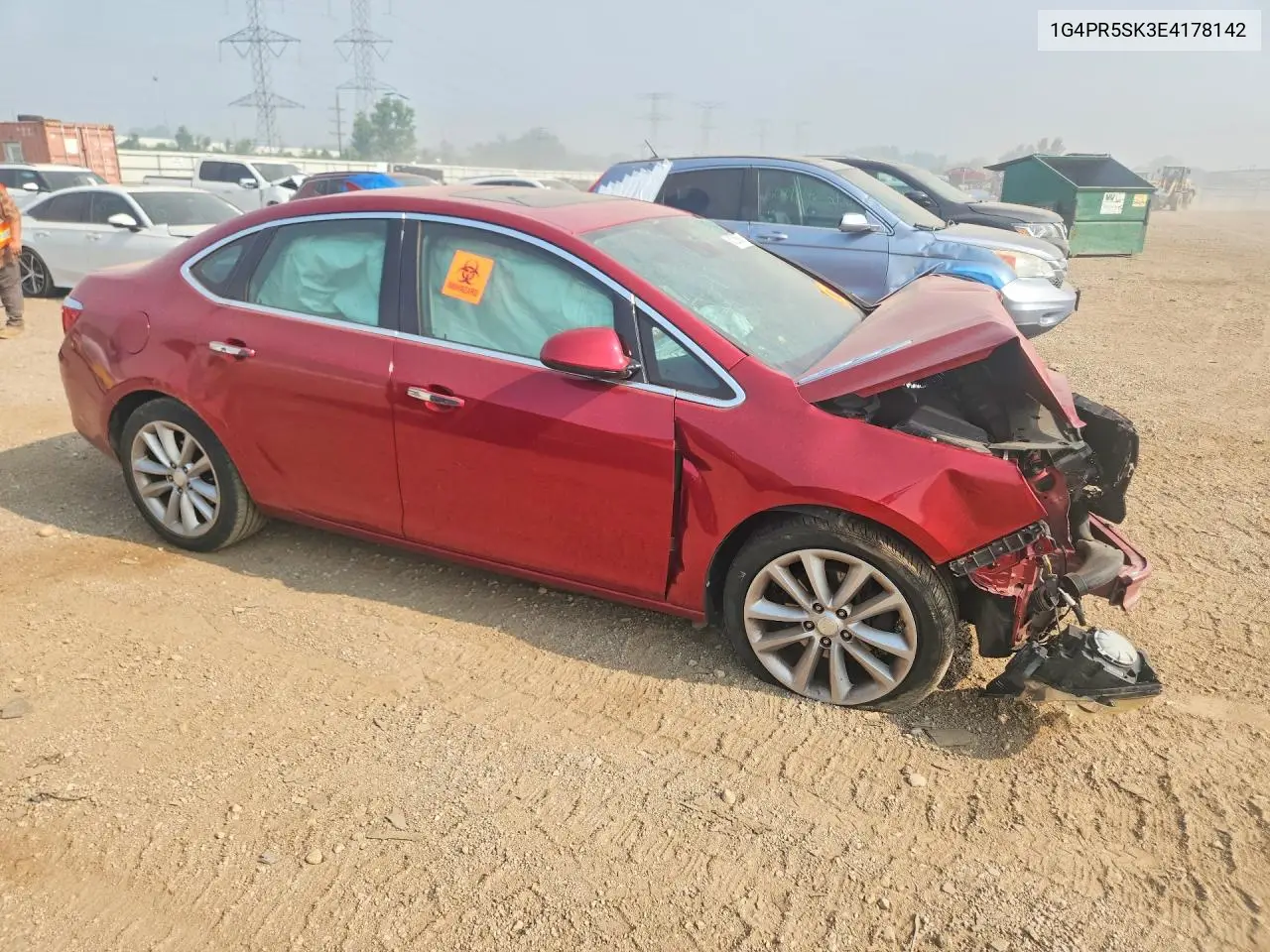 2014 Buick Verano Convenience VIN: 1G4PR5SK3E4178142 Lot: 61299586