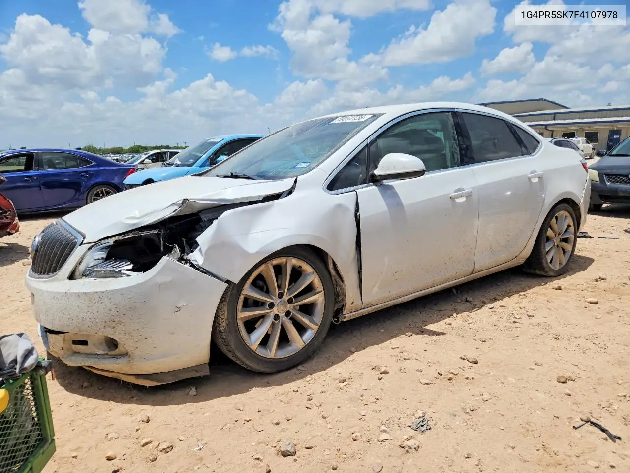 2015 Buick Verano Convenience VIN: 1G4PR5SK7F4107978 Lot: 59364136