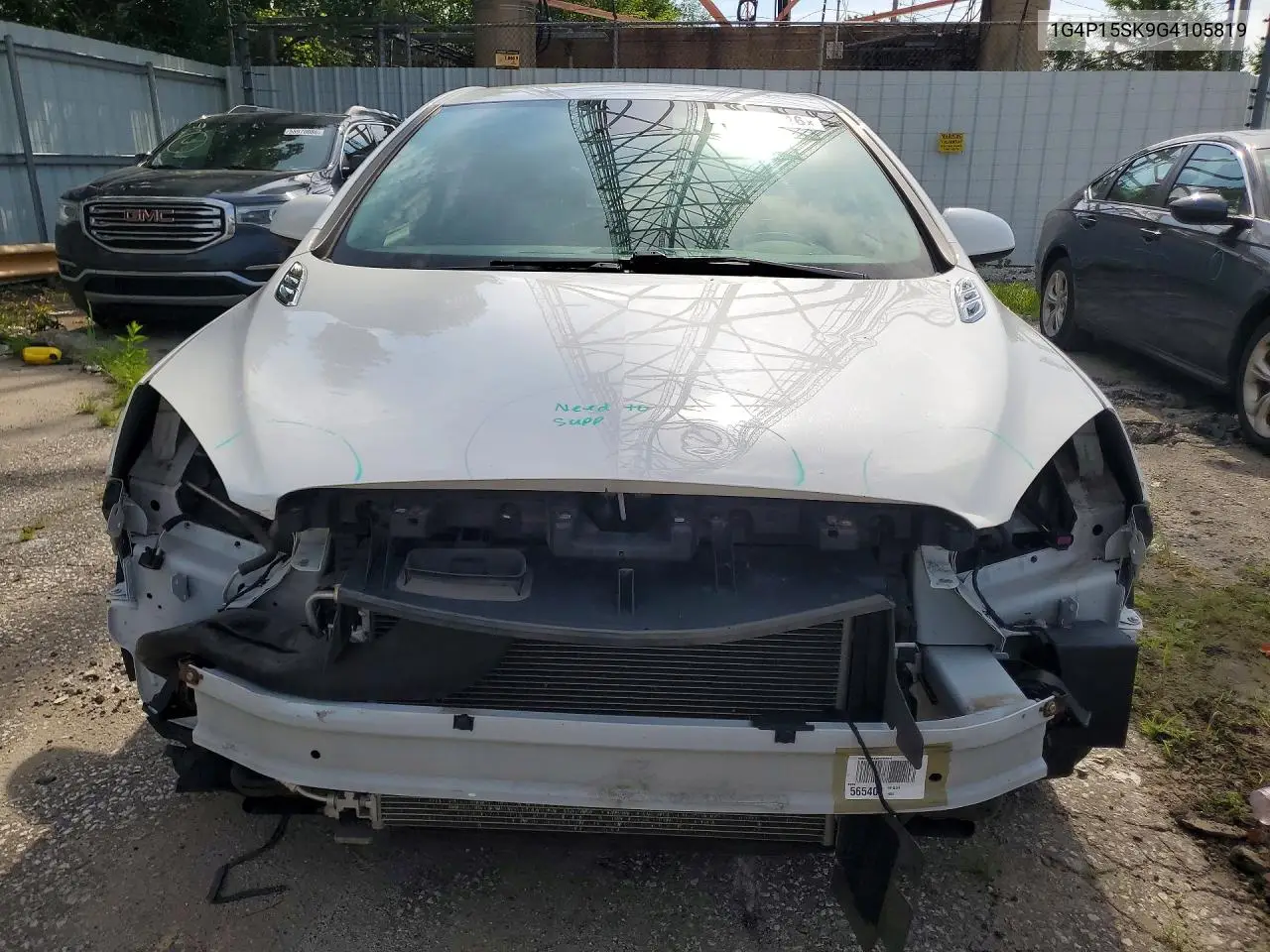 2016 Buick Verano VIN: 1G4P15SK9G4105819 Lot: 59235546