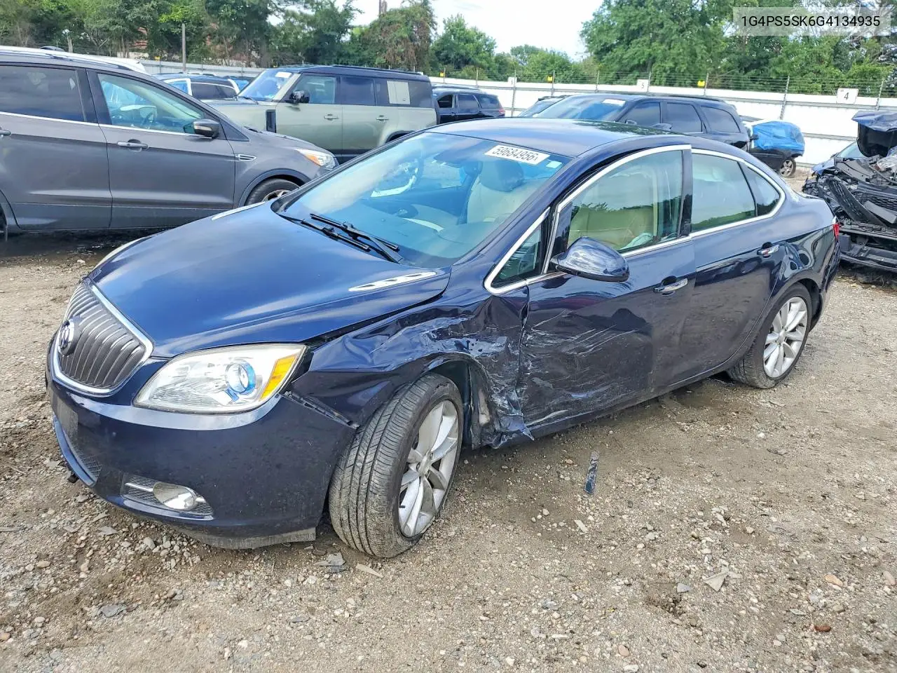 2016 Buick Verano VIN: 1G4PS5SK6G4134935 Lot: 59684956