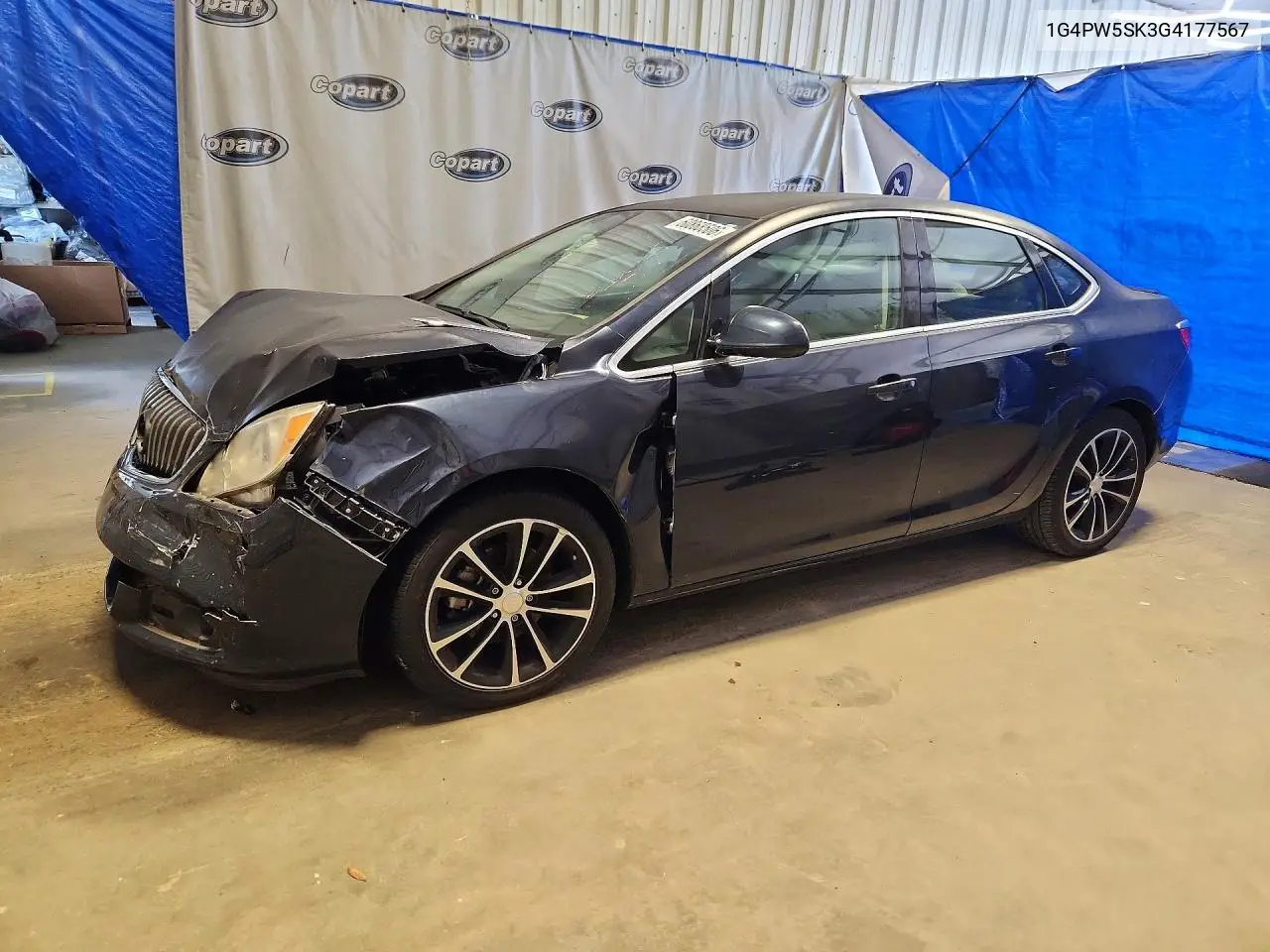 2016 Buick Verano Sport Touring VIN: 1G4PW5SK3G4177567 Lot: 60868506