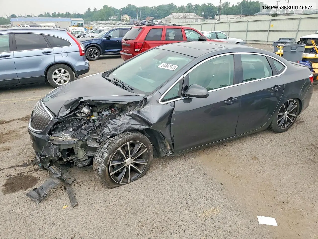 2016 Buick Verano Sport Touring VIN: 1G4PW5SK3G4146674 Lot: 61387616