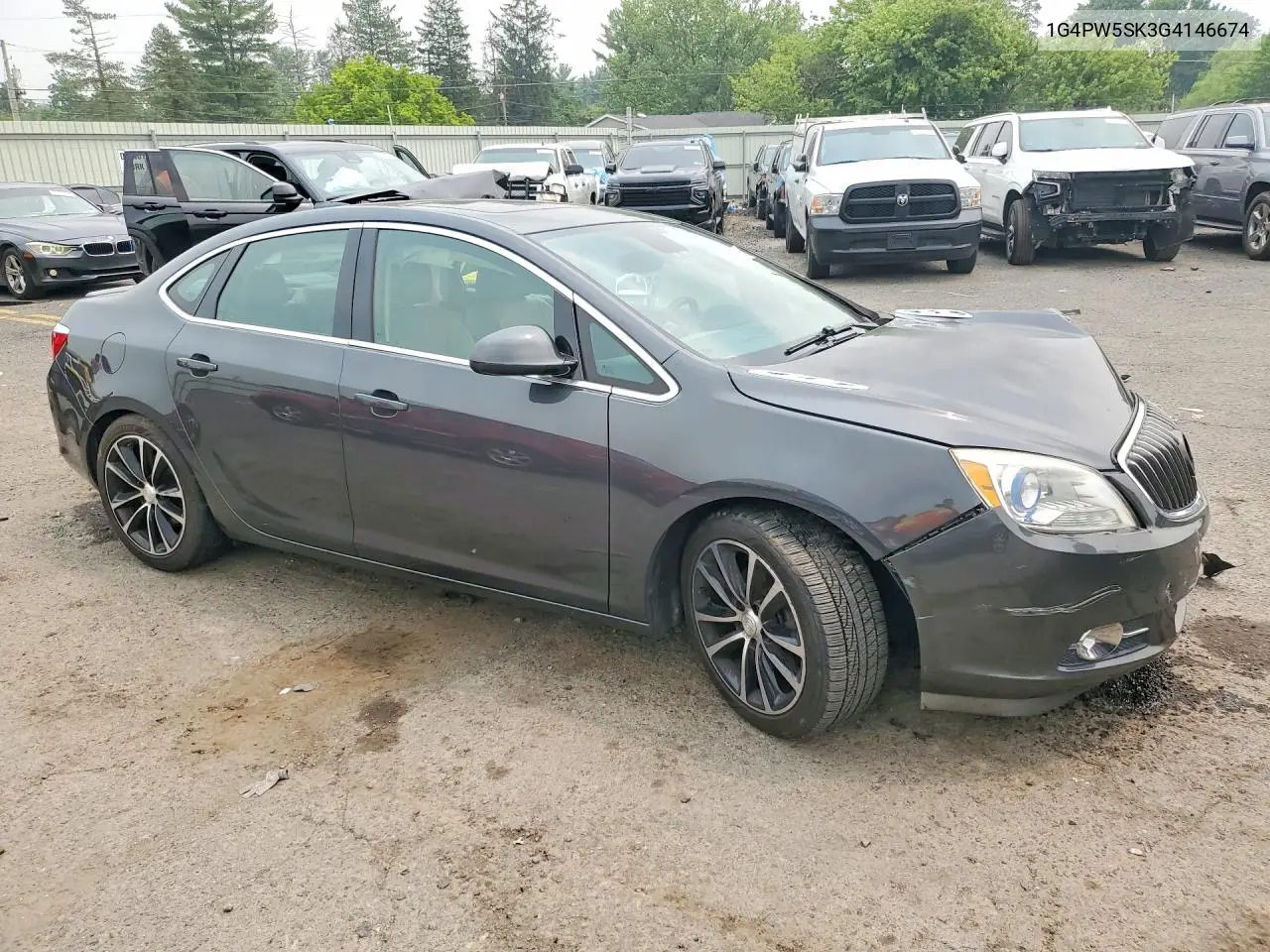2016 Buick Verano Sport Touring VIN: 1G4PW5SK3G4146674 Lot: 61387616