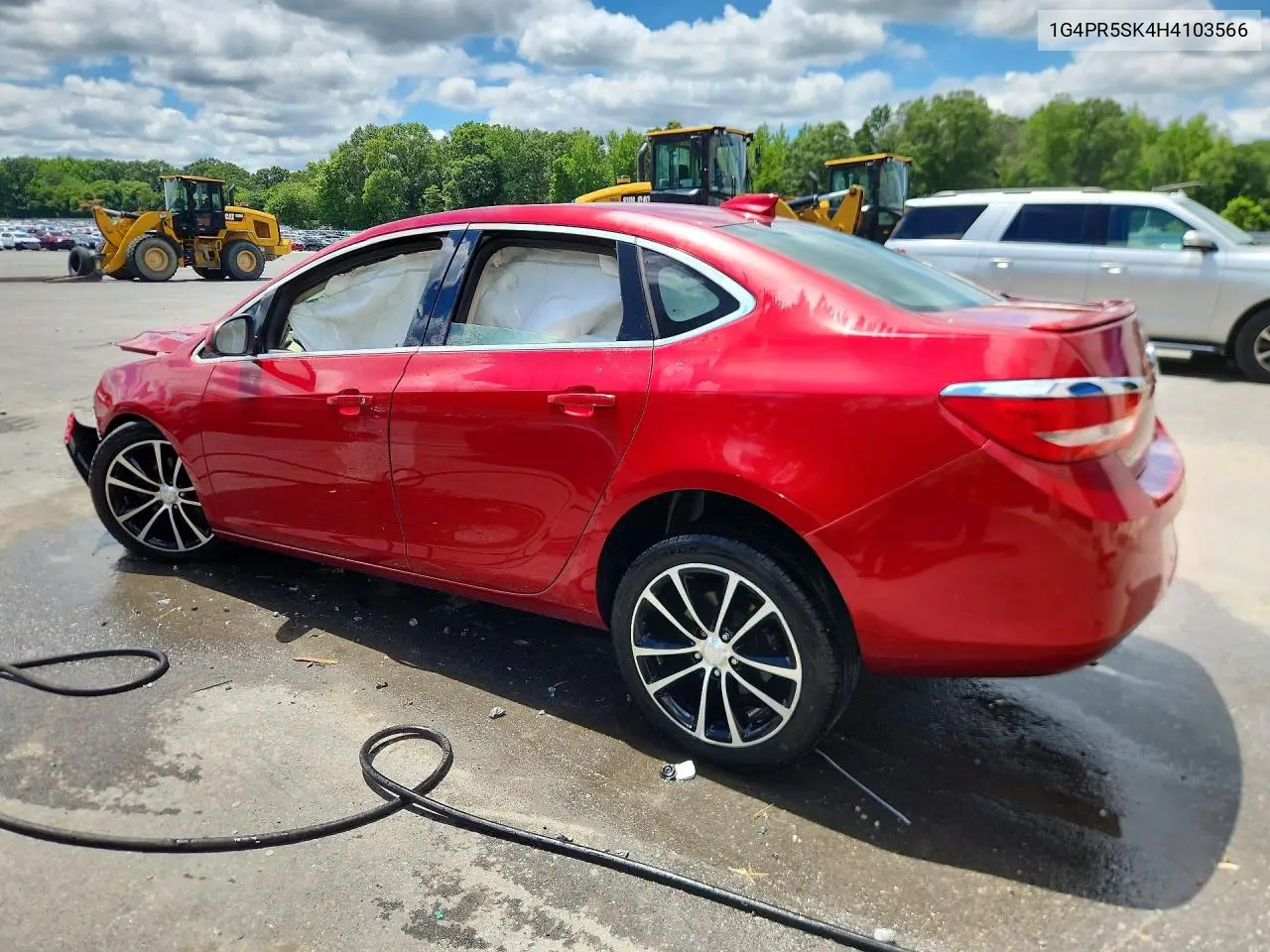 2017 Buick Verano Sport Touring VIN: 1G4PR5SK4H4103566 Lot: 60062936