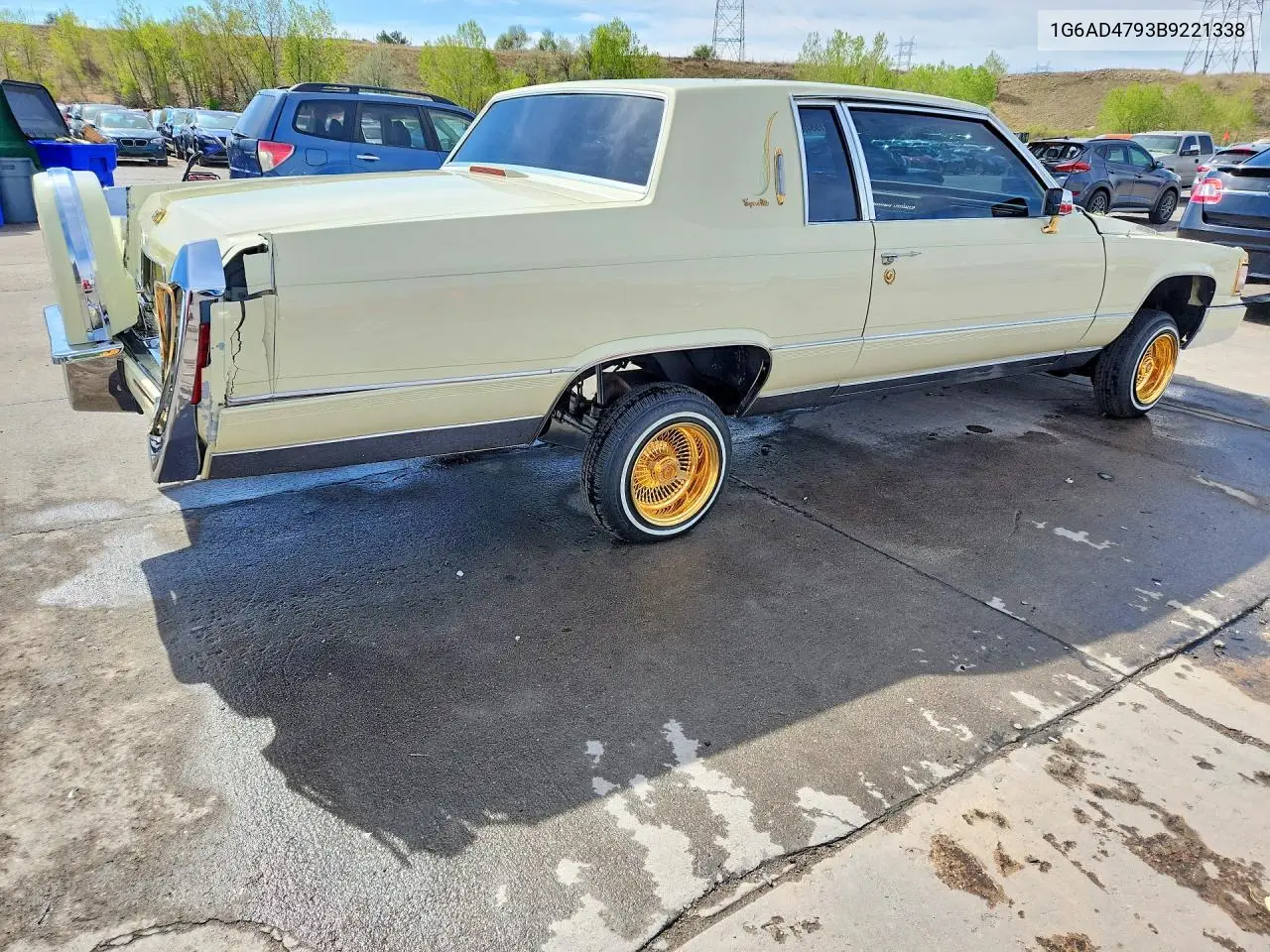 1981 Cadillac Deville VIN: 1G6AD4793B9221338 Lot: 51884036